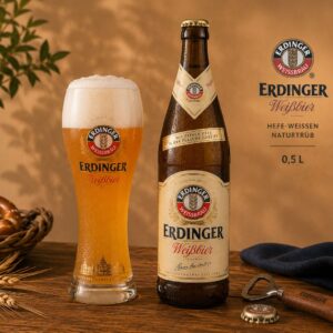 ERDINGER HEFE,KRISTAL ORDER DUNKEL 0,5 nach der wähl